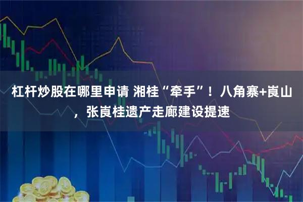 杠杆炒股在哪里申请 湘桂“牵手”！八角寨+崀山，张崀桂遗产走廊建设提速